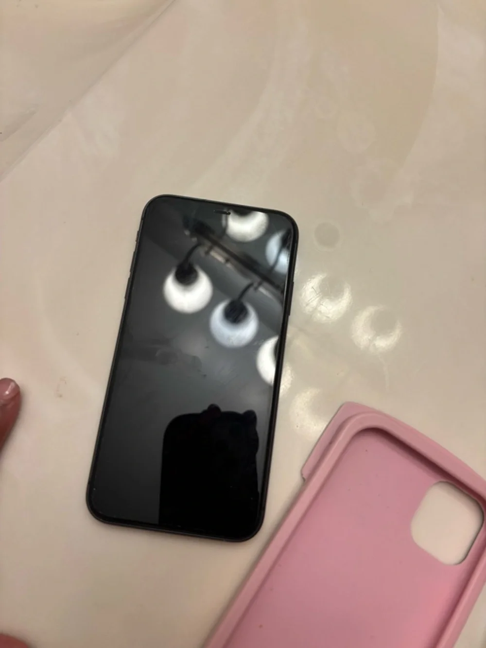 Apple iPhone 11 in Black with Rhinestone Camera Accents